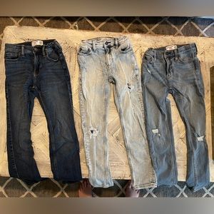 Boys ABERCROMBIE pants lot- 3 Jeans